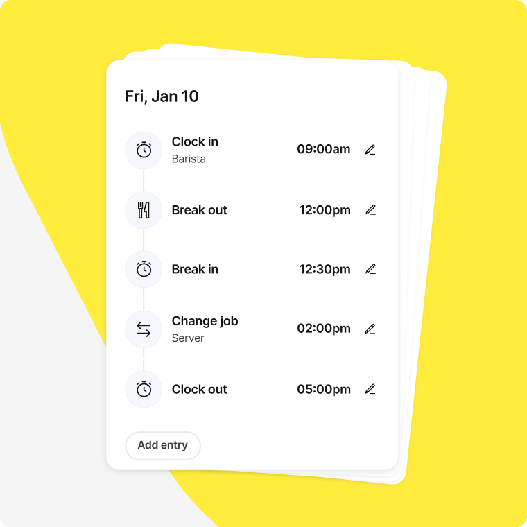 Payroll feature: Built-in time and attendance, plus workforce management